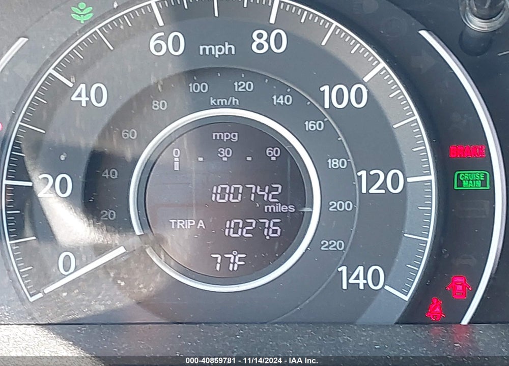 2014 HONDA CR-V EX-L VIN: 2HKRM3H78EH544917