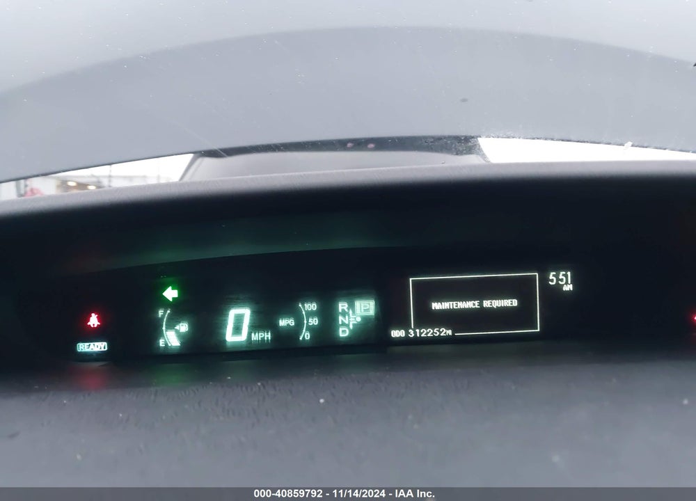 2013 TOYOTA PRIUS TWO VIN: JTDKN3DU6D5664711