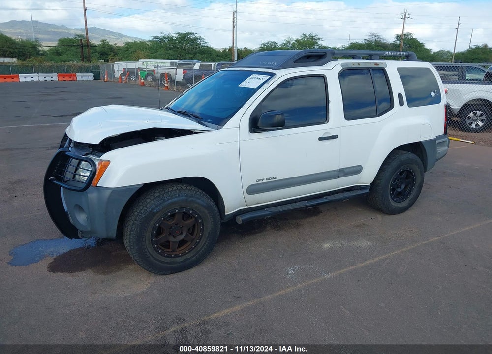 2005 NISSAN XTERRA OFF ROAD VIN: 5N1AN08W45C650238