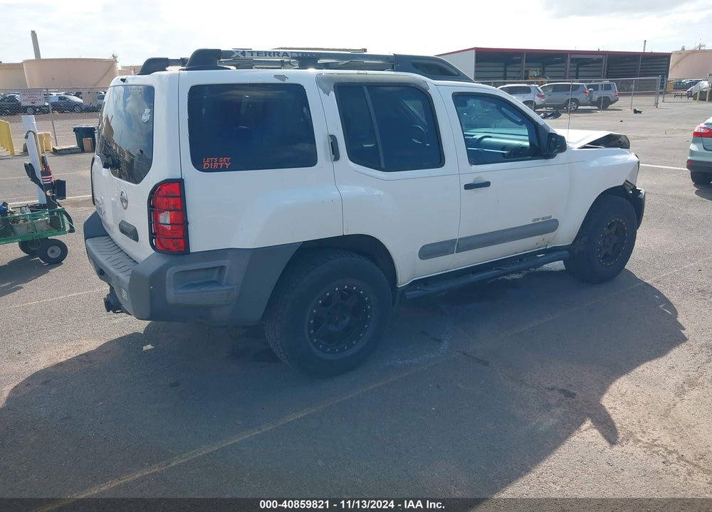 2005 NISSAN XTERRA OFF ROAD VIN: 5N1AN08W45C650238