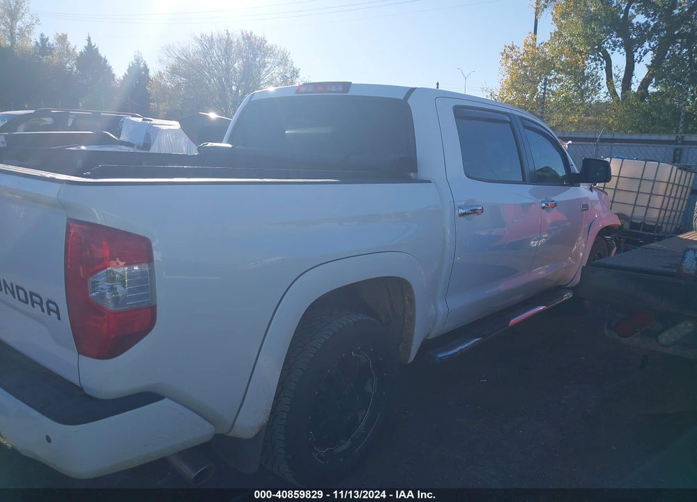 2014 TOYOTA TUNDRA PLATINUM 5.7L V8 VIN: 5TFAW5F10EX396753