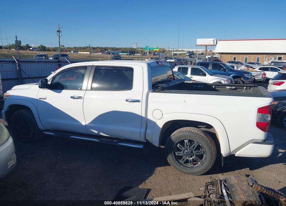 2014 TOYOTA TUNDRA PLATINUM 5.7L V8 VIN: 5TFAW5F10EX396753