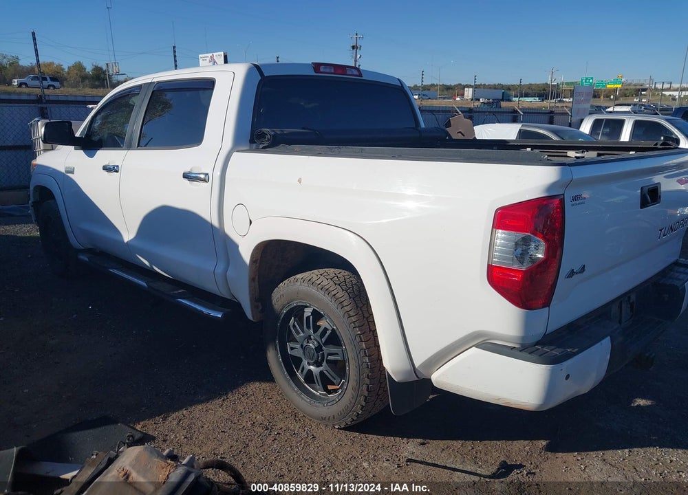2014 TOYOTA TUNDRA PLATINUM 5.7L V8 VIN: 5TFAW5F10EX396753