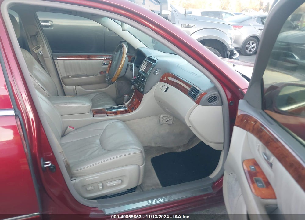 2001 LEXUS LS 430 VIN: JTHBN30F810029522