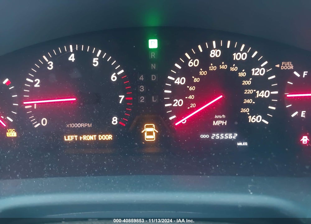 2001 LEXUS LS 430 VIN: JTHBN30F810029522