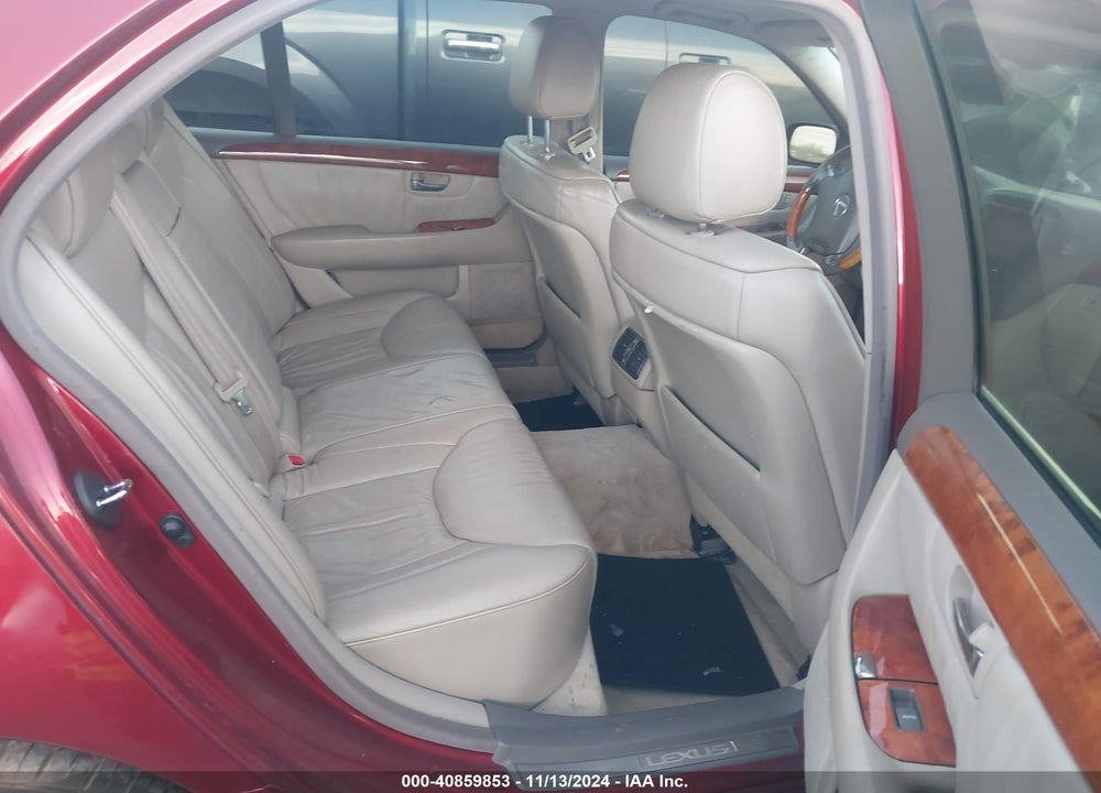 2001 LEXUS LS 430 VIN: JTHBN30F810029522