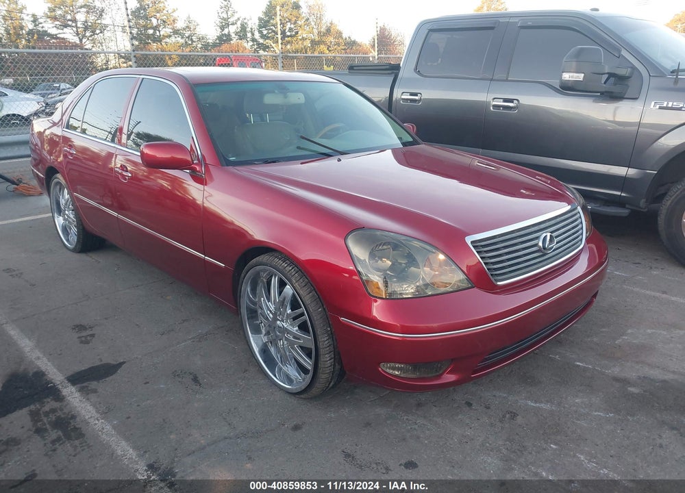 2001 LEXUS LS 430 VIN: JTHBN30F810029522