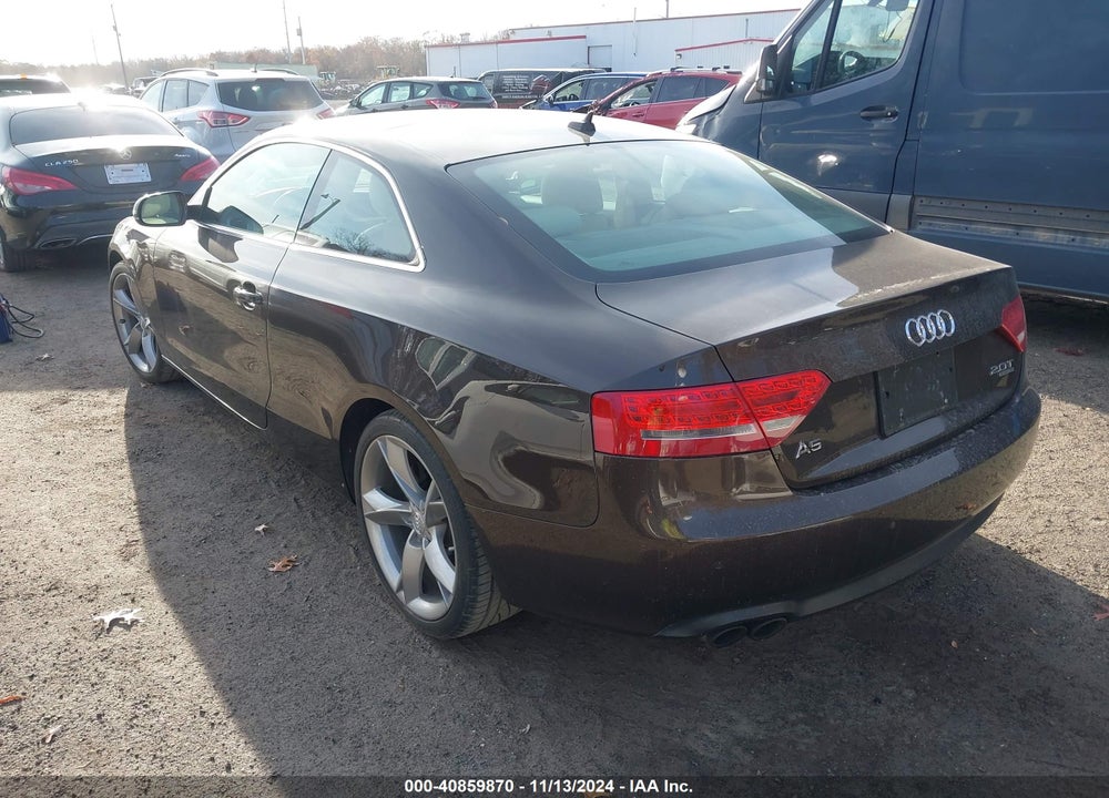 2011 AUDI A5 2.0T PREMIUM VIN: WAULFAFR9BA022676