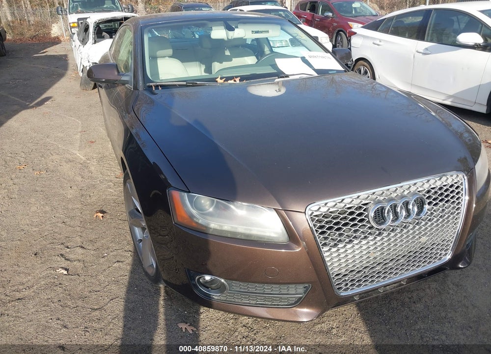 2011 AUDI A5 2.0T PREMIUM VIN: WAULFAFR9BA022676