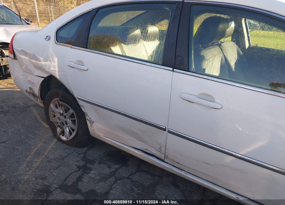 2008 CHEVROLET IMPALA VIN: 2G1WS553181276605