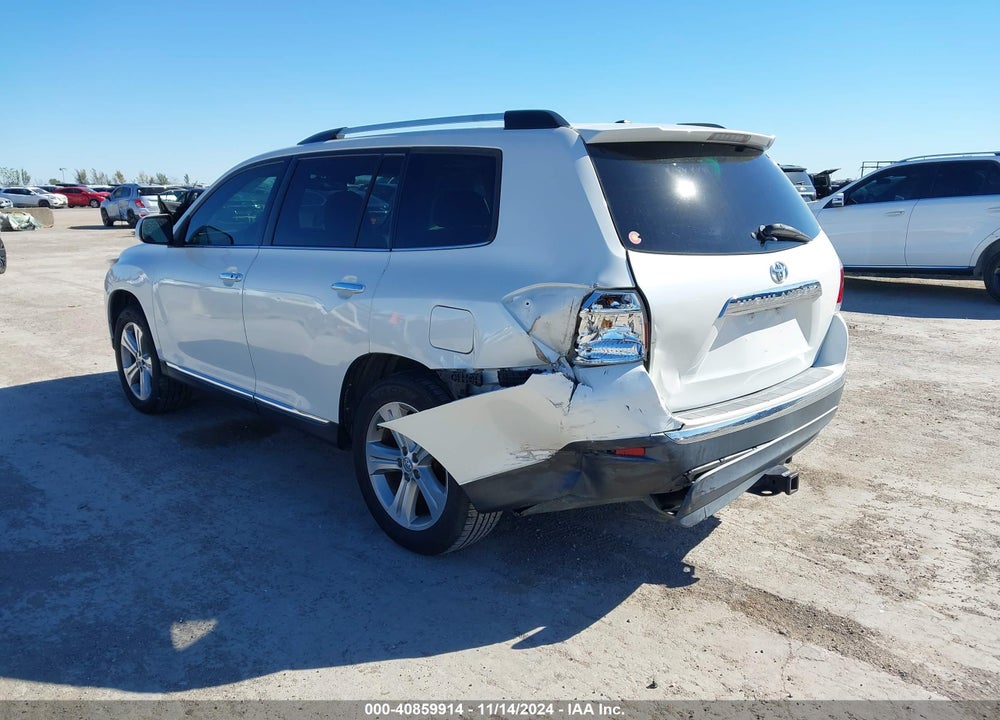 2012 TOYOTA HIGHLANDER LIMITED V6 VIN: 5TDYK3EH2CS067181