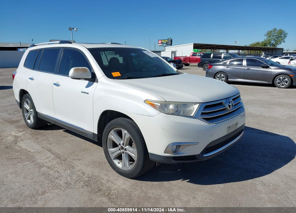 2012 TOYOTA HIGHLANDER LIMITED V6 VIN: 5TDYK3EH2CS067181