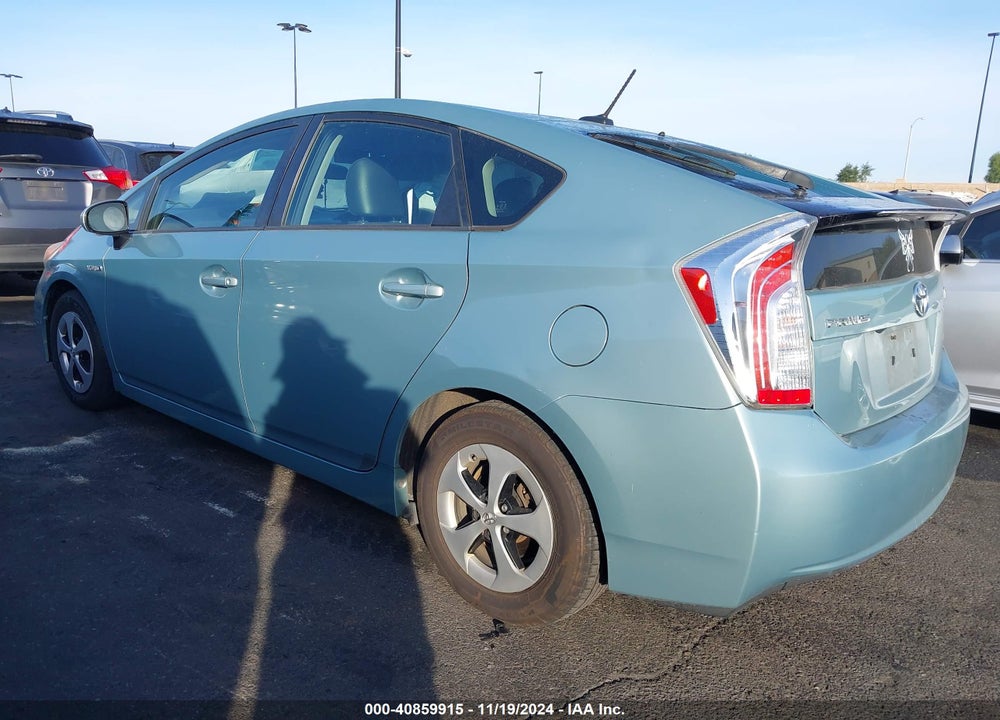 2013 TOYOTA PRIUS FOUR VIN: JTDKN3DUXD1631962