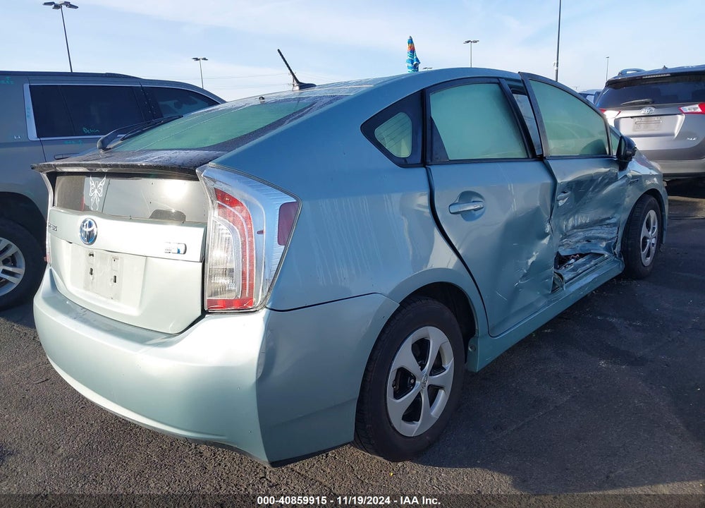 2013 TOYOTA PRIUS FOUR VIN: JTDKN3DUXD1631962
