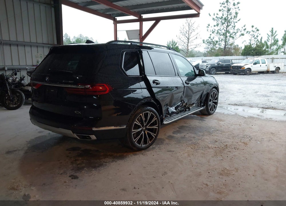 2022 BMW X7 XDRIVE40I VIN: 5UXCW2C05N9N04631