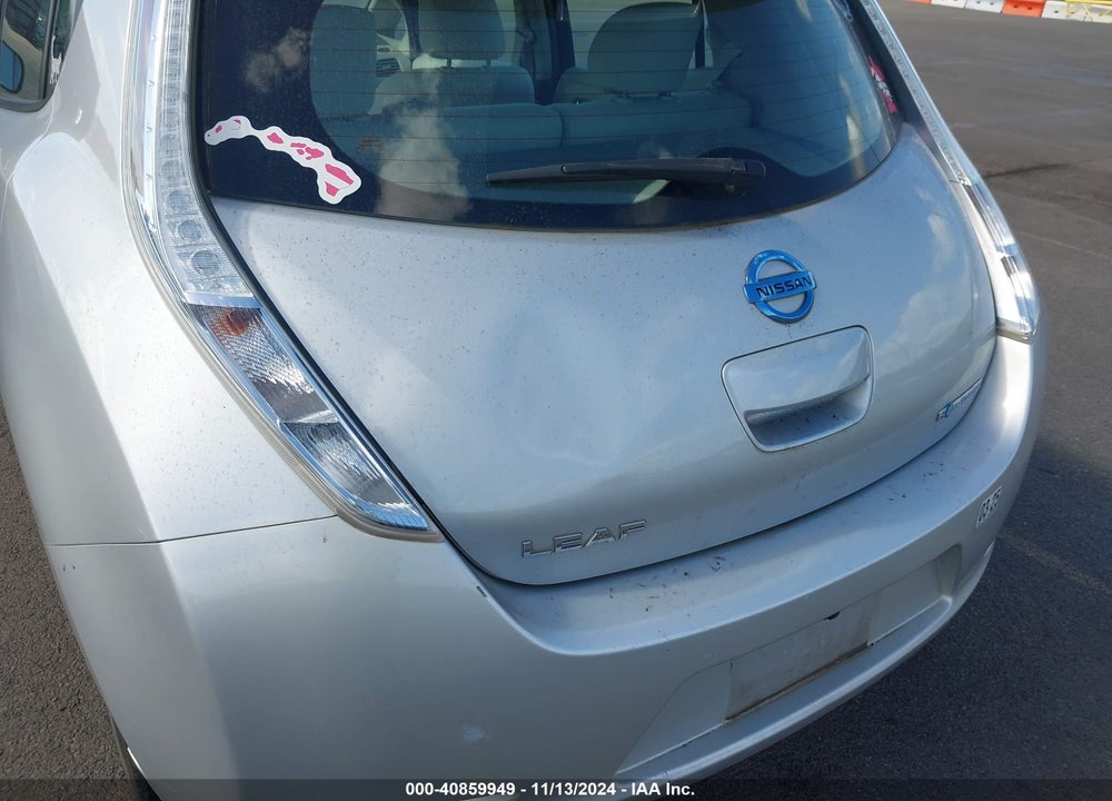 2013 NISSAN LEAF SV VIN: 1N4AZ0CP7DC402238