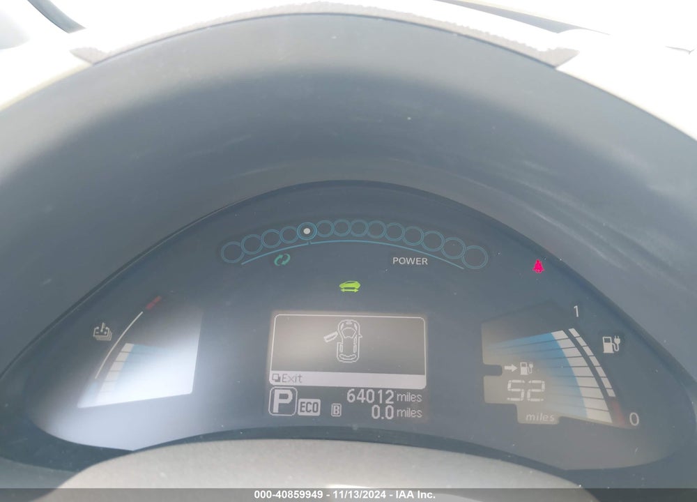 2013 NISSAN LEAF SV VIN: 1N4AZ0CP7DC402238