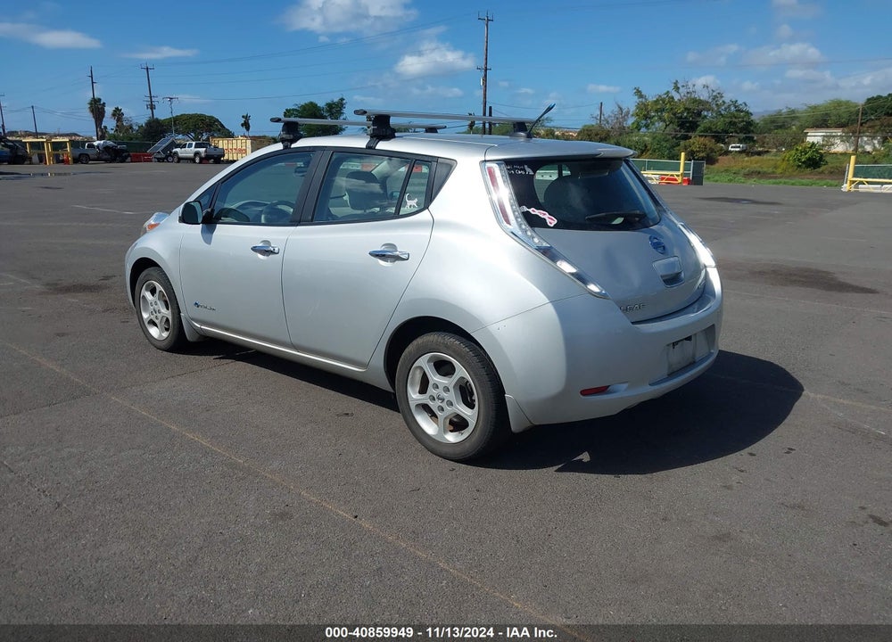 2013 NISSAN LEAF SV VIN: 1N4AZ0CP7DC402238