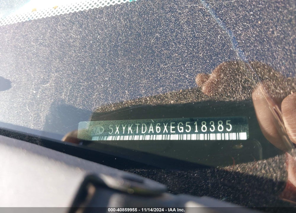 2014 KIA SORENTO LX VIN: 5XYKTDA6XEG518385