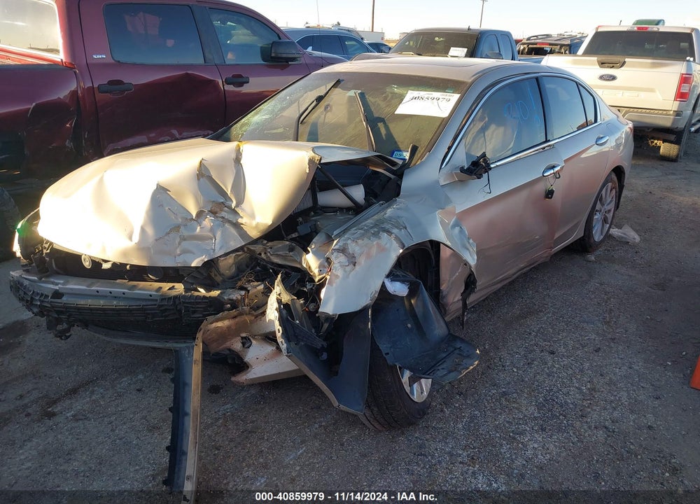 2013 HONDA ACCORD EX-L V-6 VIN: 1HGCR3F85DA032347