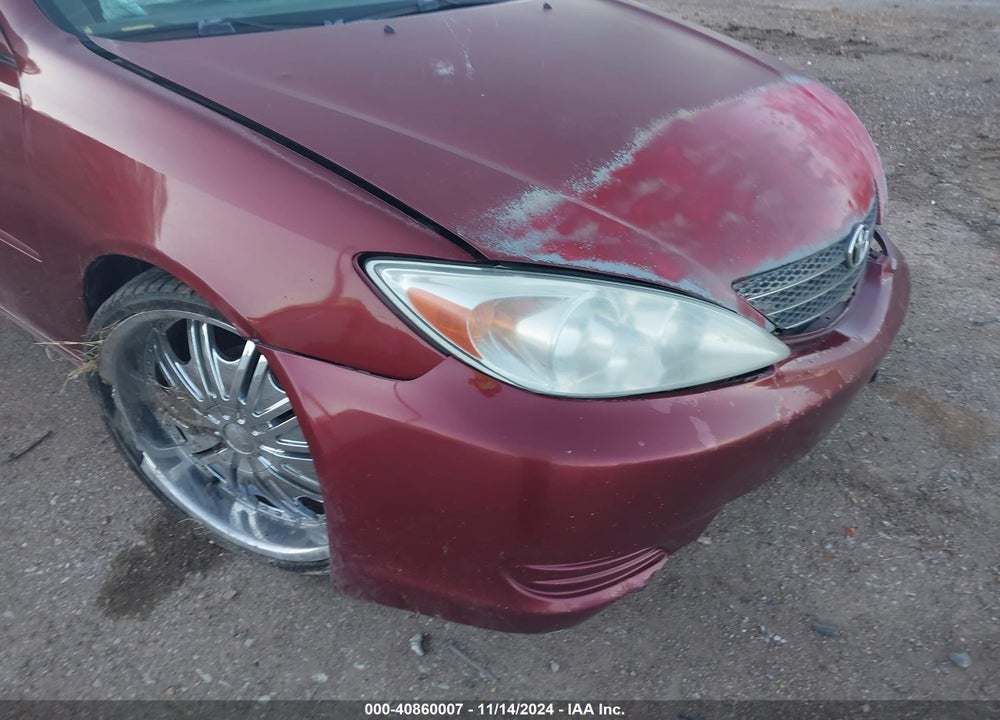 2002 TOYOTA CAMRY LE VIN: 4T1BE32K72U037600