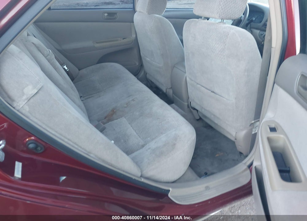 2002 TOYOTA CAMRY LE VIN: 4T1BE32K72U037600