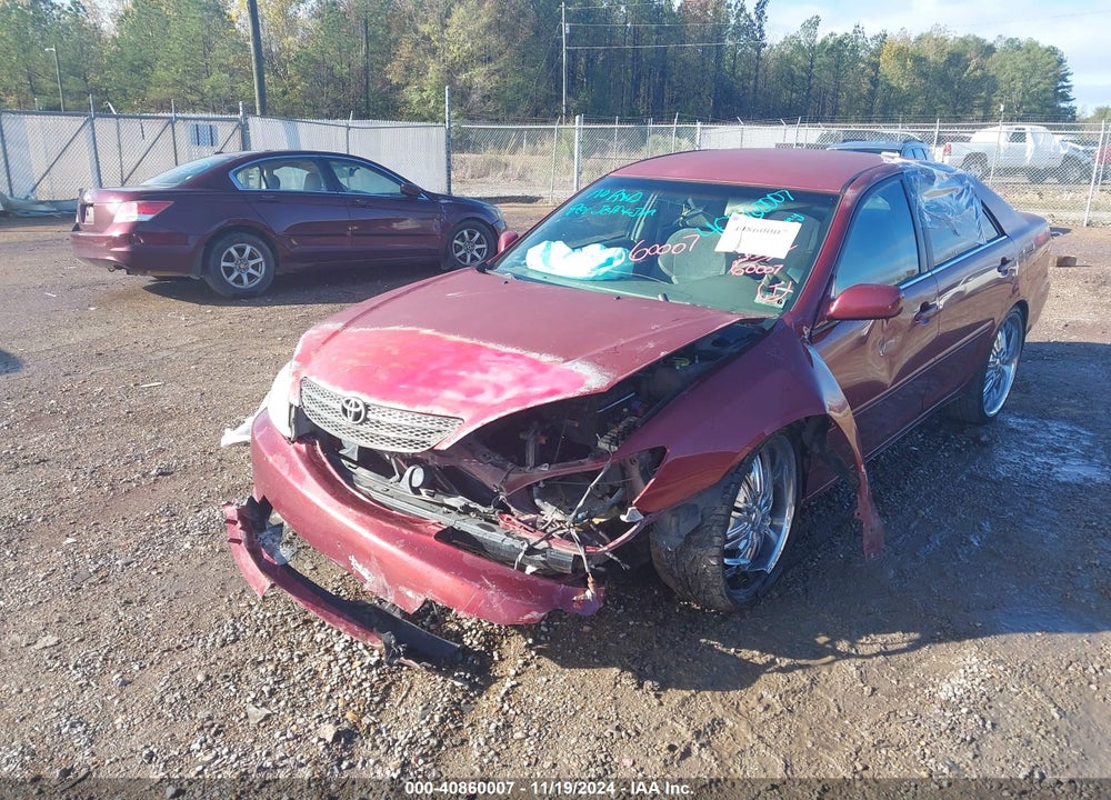 2002 TOYOTA CAMRY LE VIN: 4T1BE32K72U037600