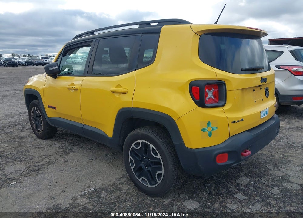 2016 JEEP RENEGADE TRAILHAWK VIN: ZACCJBCT1GPE21452