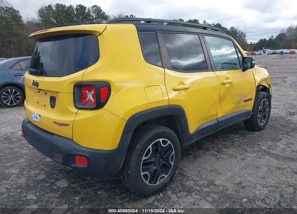 2016 JEEP RENEGADE TRAILHAWK VIN: ZACCJBCT1GPE21452