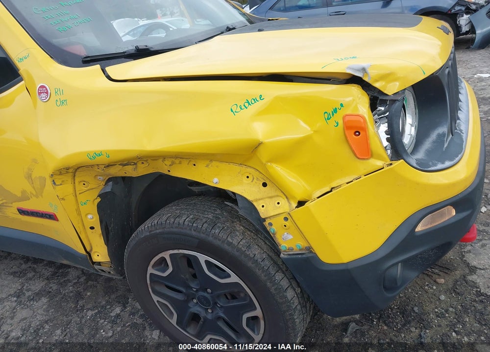 2016 JEEP RENEGADE TRAILHAWK VIN: ZACCJBCT1GPE21452
