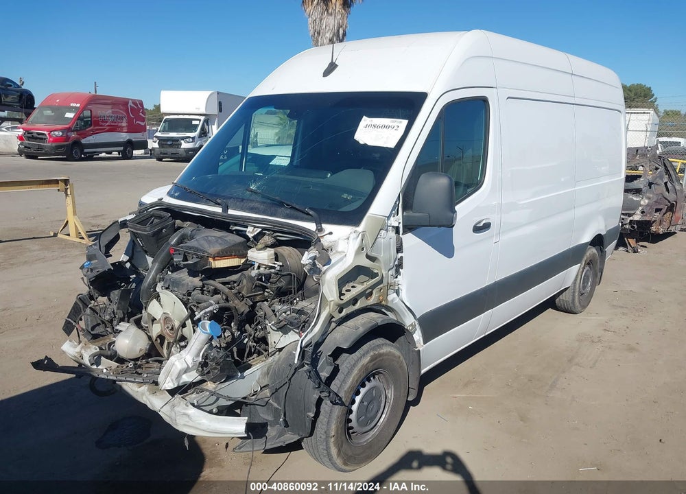 2022 MERCEDES-BENZ SPRINTER 2500 STANDARD ROOF I4 DIESEL VIN: W1Y4DBHY4NT098690