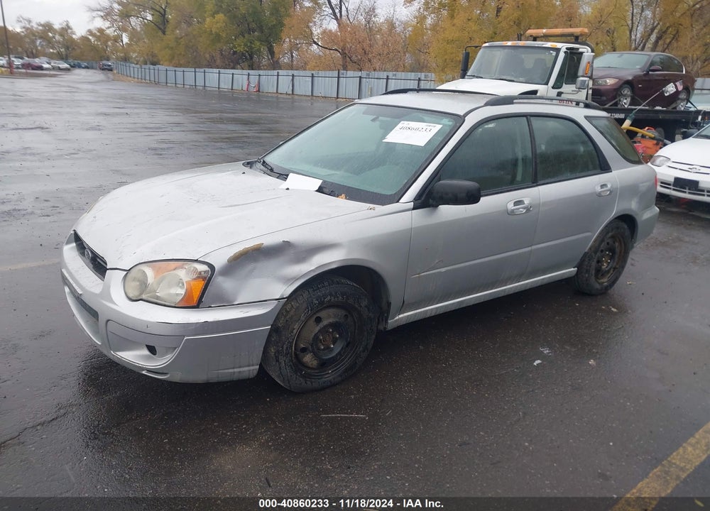 2004 SUBARU IMPREZA 2.5TS VIN: JF1GG65544H810343