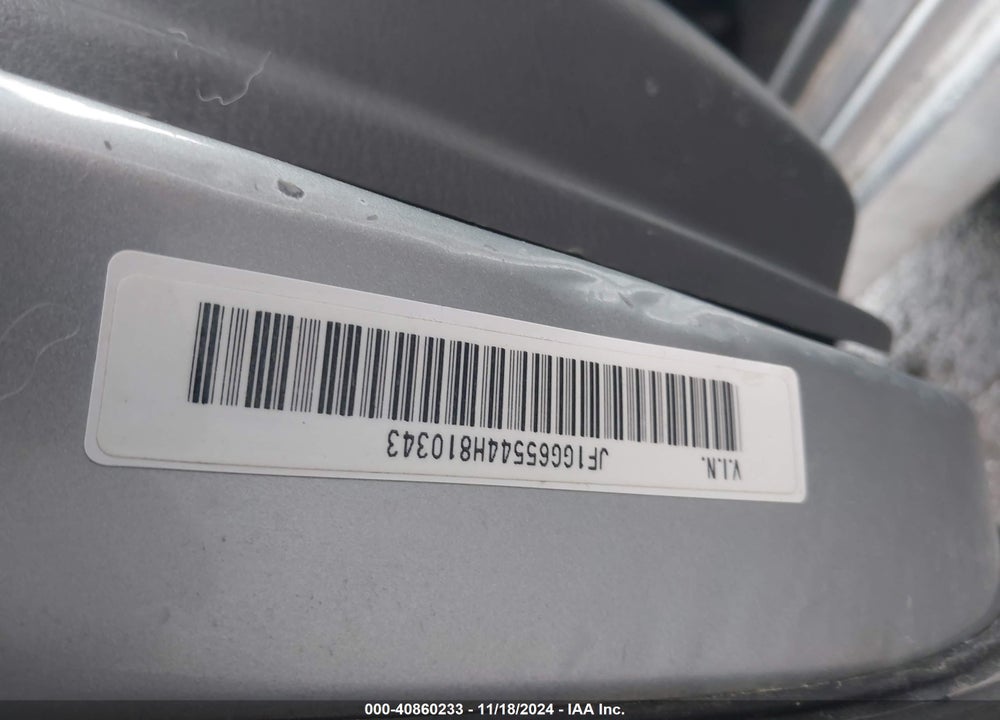 2004 SUBARU IMPREZA 2.5TS VIN: JF1GG65544H810343