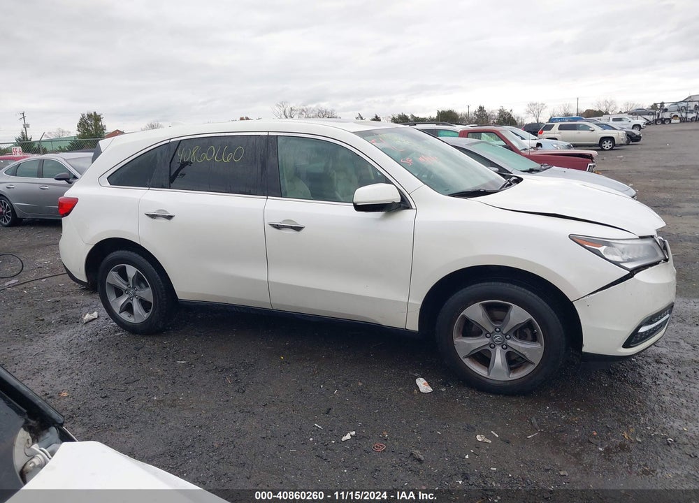2014 ACURA MDX VIN: 5FRYD4H23EB013613