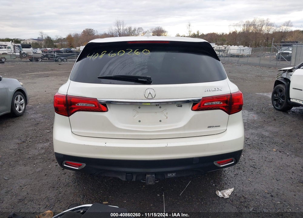 2014 ACURA MDX VIN: 5FRYD4H23EB013613