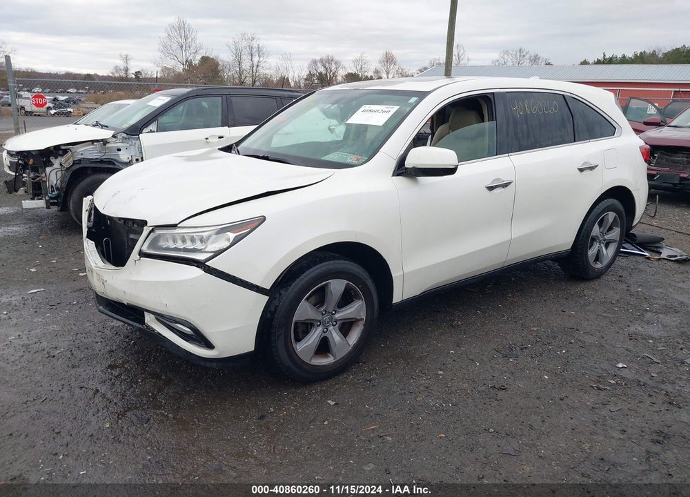 2014 ACURA MDX VIN: 5FRYD4H23EB013613