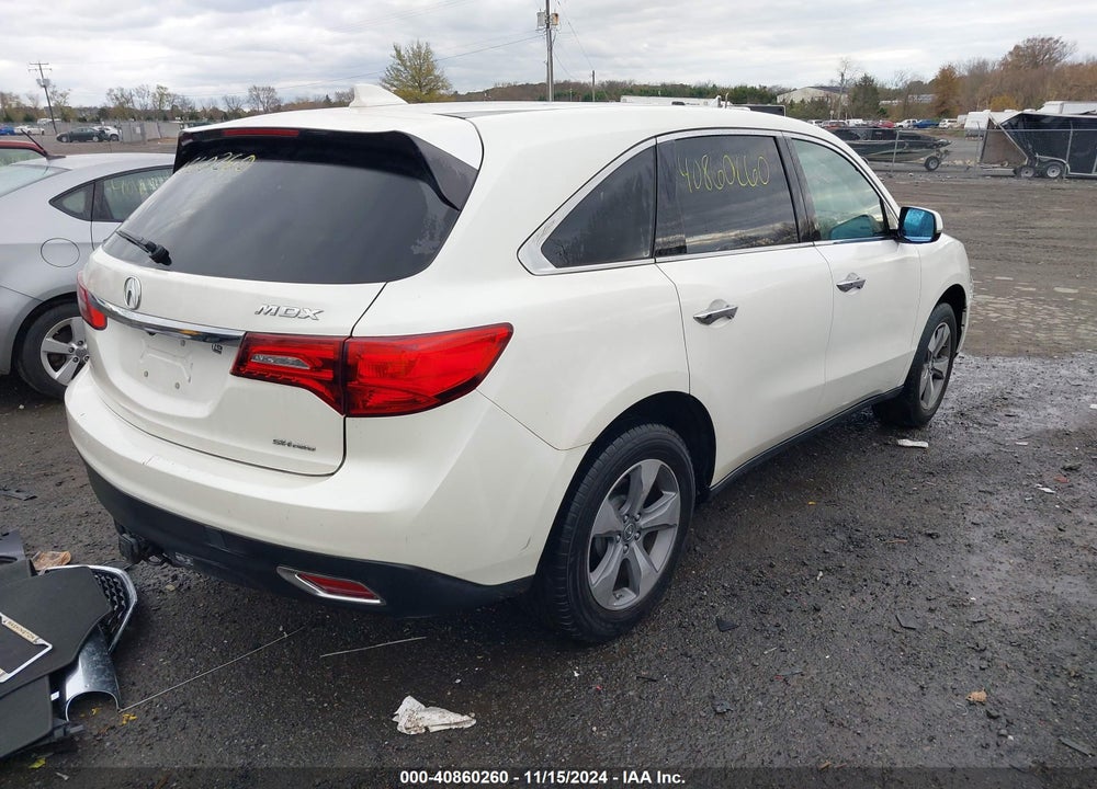 2014 ACURA MDX VIN: 5FRYD4H23EB013613