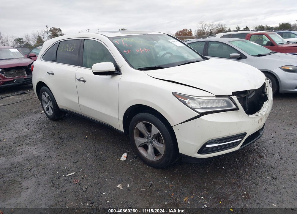2014 ACURA MDX VIN: 5FRYD4H23EB013613