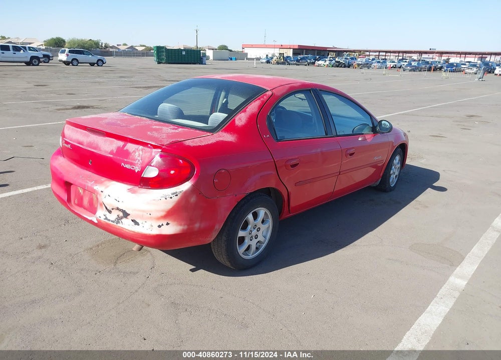 2000 PLYMOUTH NEON HIGHLINE VIN: 1P3ES46C8YD545506