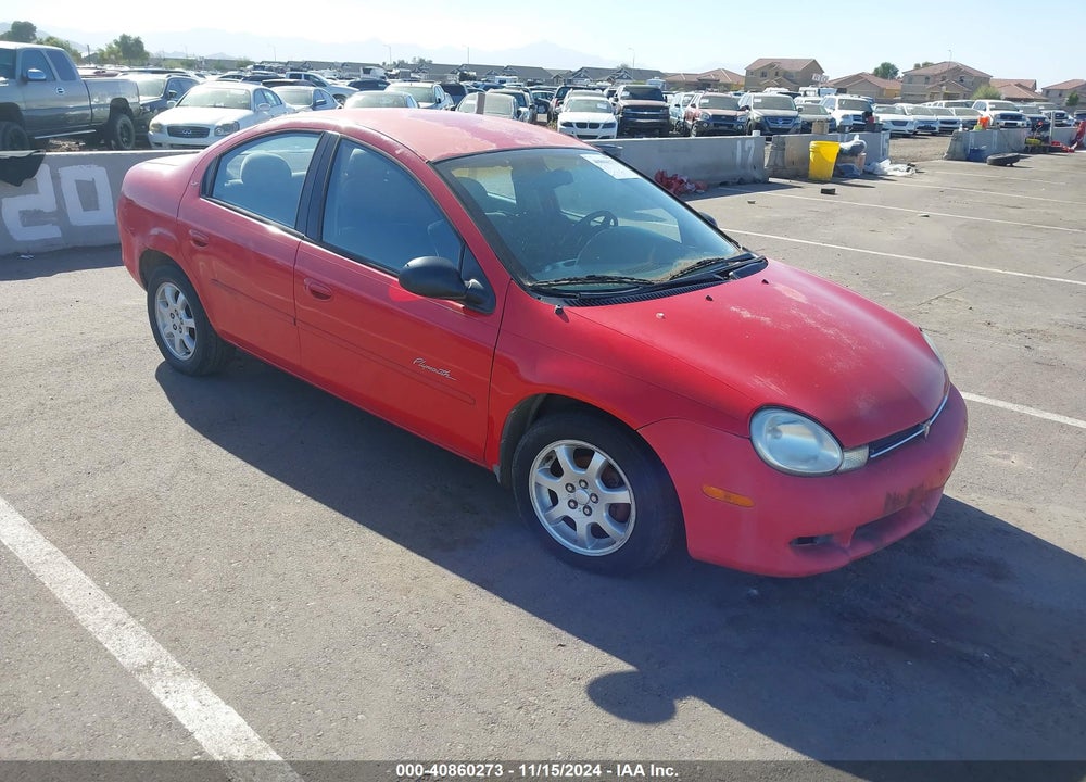 2000 PLYMOUTH NEON HIGHLINE VIN: 1P3ES46C8YD545506