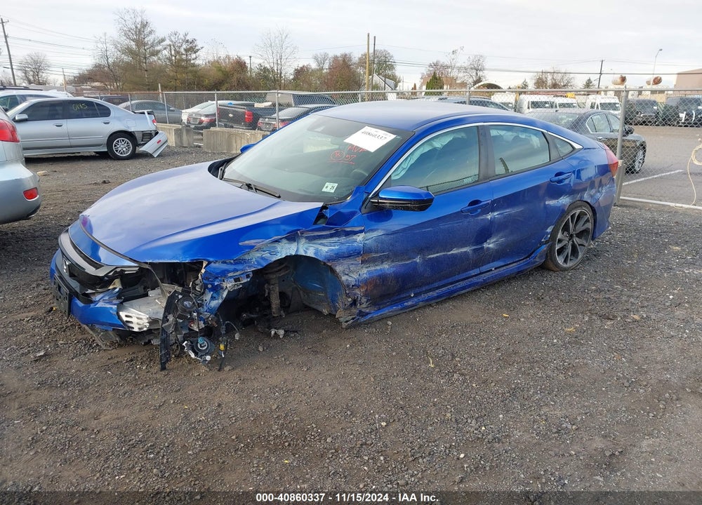 2020 HONDA CIVIC SPORT VIN: 2HGFC2F86LH555840
