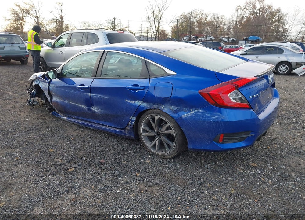 2020 HONDA CIVIC SPORT VIN: 2HGFC2F86LH555840