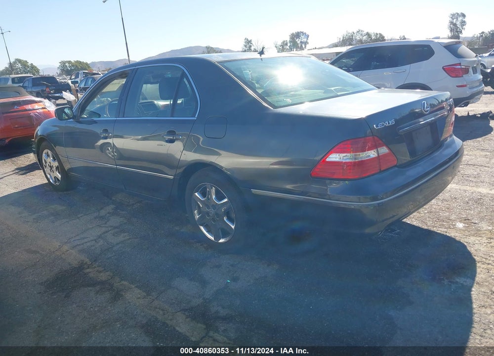 2004 LEXUS LS 430 VIN: JTHBN36F740169573