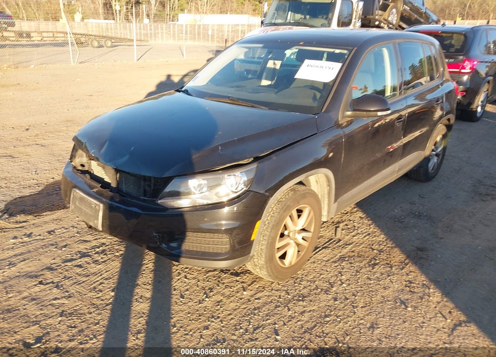 2013 VOLKSWAGEN TIGUAN S VIN: WVGBV3AX7DW613478