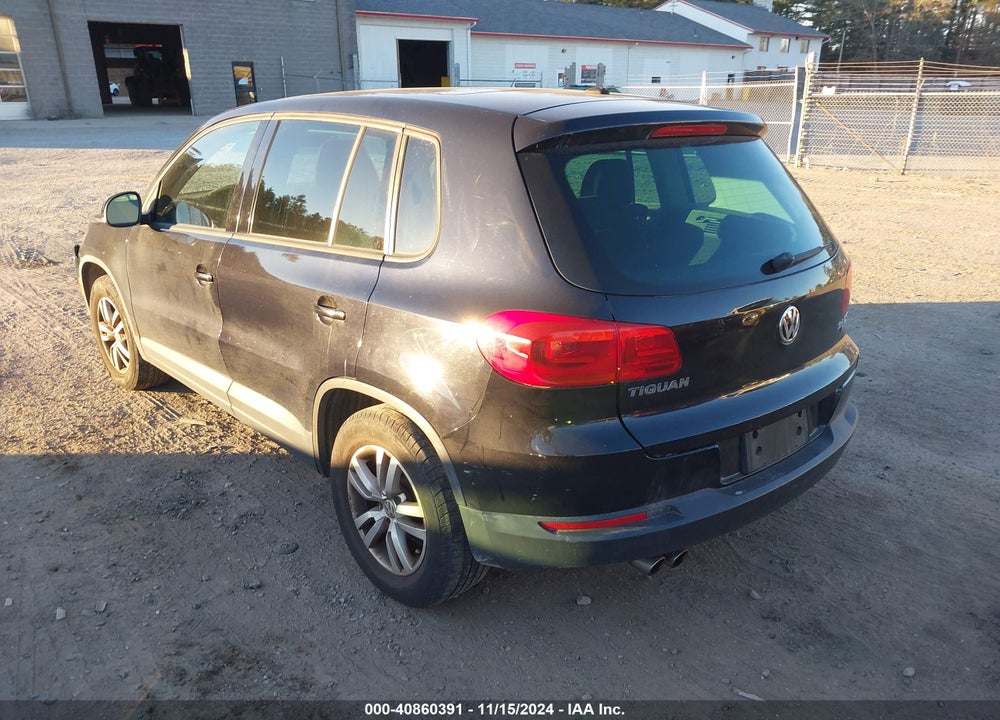 2013 VOLKSWAGEN TIGUAN S VIN: WVGBV3AX7DW613478