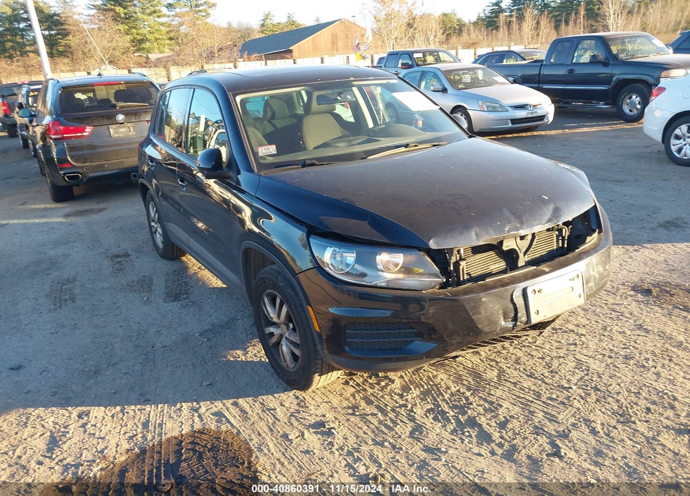 2013 VOLKSWAGEN TIGUAN S VIN: WVGBV3AX7DW613478