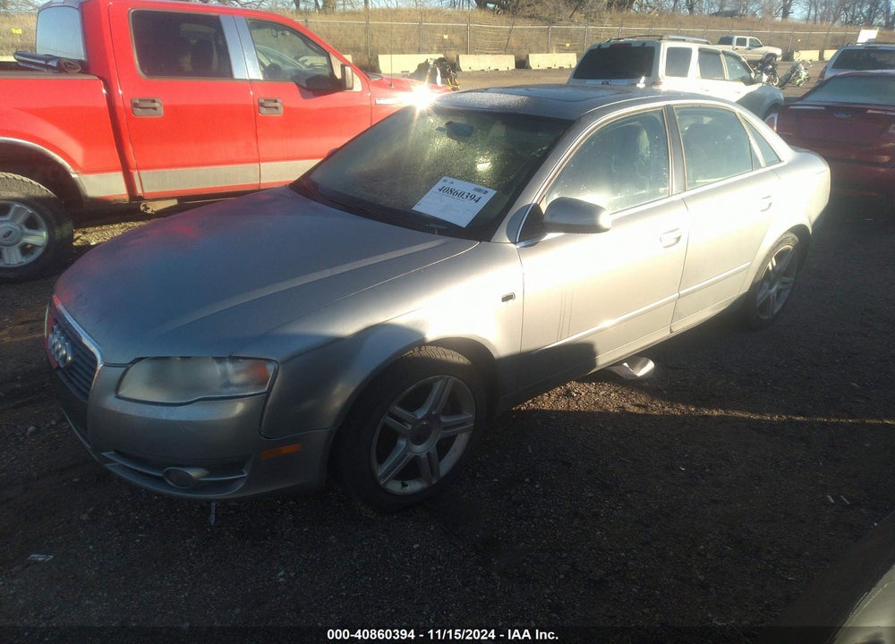 2007 AUDI A4 2.0T VIN: WAUAF78E97A212506