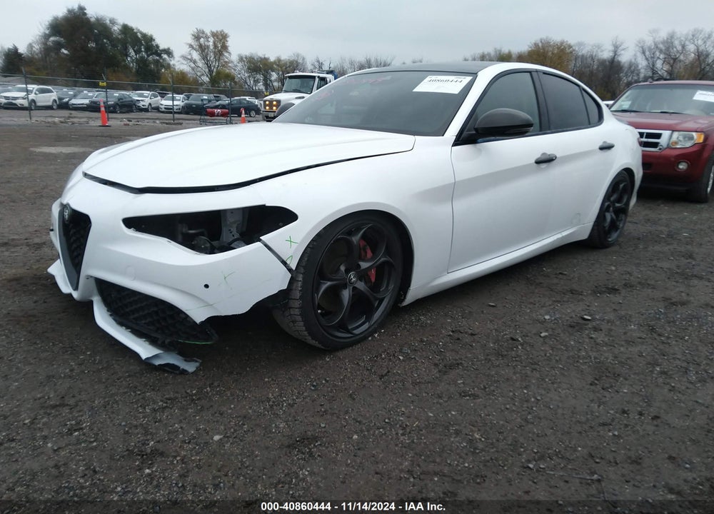 2018 ALFA ROMEO GIULIA TI SPORT AWD VIN: ZARFAEEN0J7575058