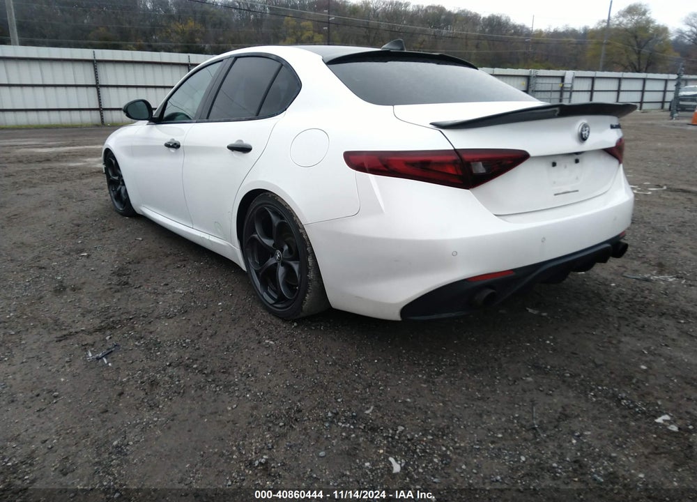 2018 ALFA ROMEO GIULIA TI SPORT AWD VIN: ZARFAEEN0J7575058