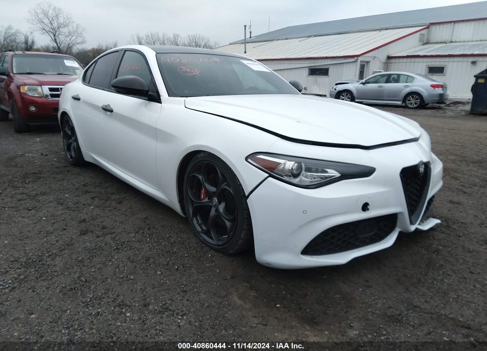 2018 ALFA ROMEO GIULIA TI SPORT AWD VIN: ZARFAEEN0J7575058